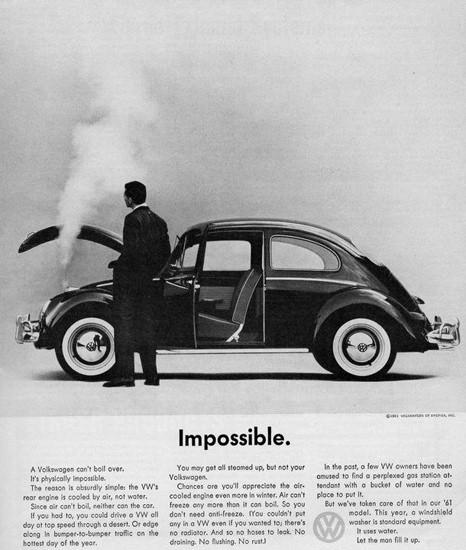 VW Volkswagen 1961 Beetle Impossible | Vintage Cars 1891-1970