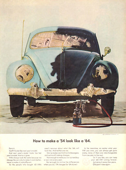 VW Volkswagen Make A 1954 Look Like A 1964 | Vintage Cars 1891-1970
