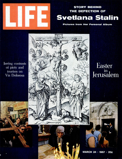 Via Dolorosa Easter in Jerusalem 24 Mar 1967 Copyright Life Magazine | Life Magazine Color Photo Covers 1937-1970