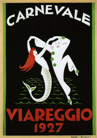 Viareggio Carnevale 1927 Italy Italia | Sex Appeal Vintage Ads and Covers 1891-1970
