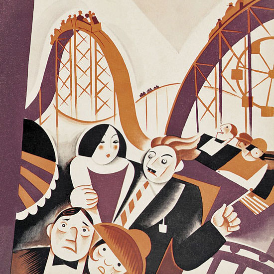 Victor Bobritsky The New Yorker 1927_07_02 Copyright crop | Best of 1920s Ad and Cover Art