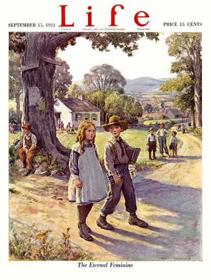 Victor C Anderson Life Humor Magazine 1921-09-15 Copyright | Life Magazine Graphic Art Covers 1891-1936