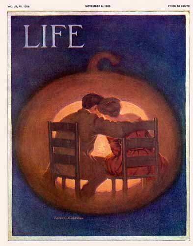 Victor C. Anderson Life Humor Magazine 1908-11-05 Copyright | LIFE 1891-1936 Victor C. Anderson Life Humor Magazine 1908-11-05 Copyright | Life Magazine Graphic Art Covers 1891-1936