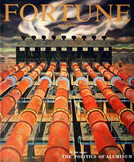Virginia Cuthbert Fortune Magazine June 1951 Copyright | Fortune Magazine Graphic Art Covers 1930-1959