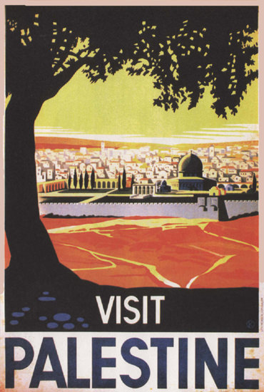 Visit Palestine | Vintage Travel Posters 1891-1970