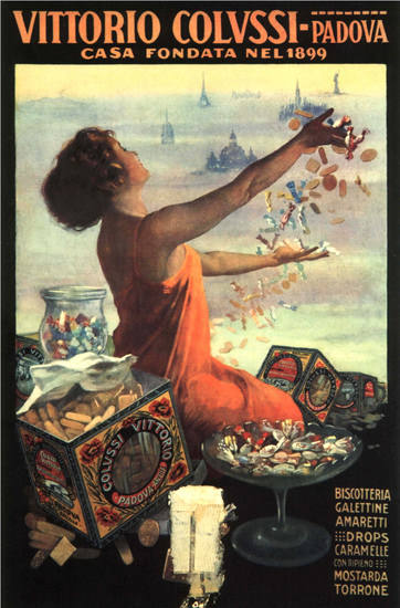 Vittorio Colussi Padova Italy Italia | Sex Appeal Vintage Ads and Covers 1891-1970