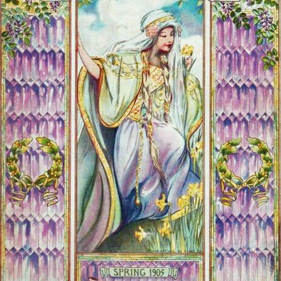Vogue 1905-04-13 Copyright crop | Best of Vintage Cover Art 1900-1970