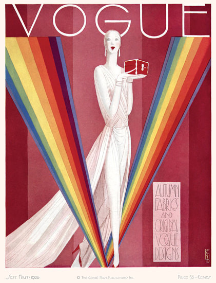 Vogue Copyright 1926 Autumn Fabrics Vogue Designs | Sex Appeal Vintage Ads and Covers 1891-1970