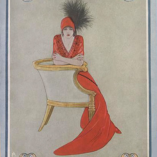 Vogue Cover 1912-03-01 Copyright crop | Best of 1891-1919 Ad and Cover Art