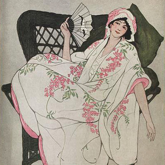 Vogue Cover 1912-07-01 Copyright crop | Best of Vintage Cover Art 1900-1970