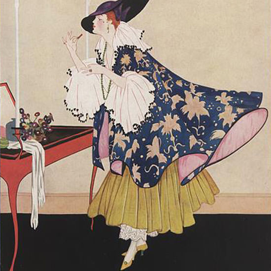 Vogue Cover 1915-01-01 Copyright crop | Best of Vintage Cover Art 1900-1970