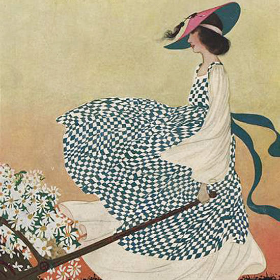 Vogue Cover 1915-06-15 Copyright crop | Best of Vintage Cover Art 1900-1970