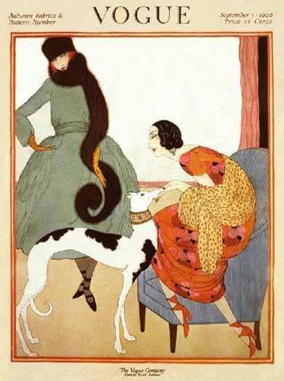 Vogue Cover 1920-09-01 Copyright | Vogue Magazine Graphic Art Covers 1902-1958