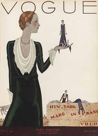 Vogue Cover 1930-04-12 Copyright | Vogue Magazine Graphic Art Covers 1902-1958