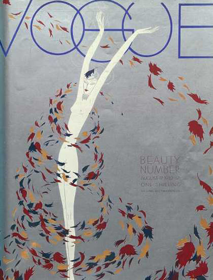 Vogue Cover Copyright 1932 Beauty Number | Sex Appeal Vintage Ads and Covers 1891-1970