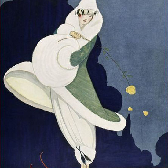 Vogue Magazine 1916-12-15 Copyright crop | Best of Vintage Cover Art 1900-1970