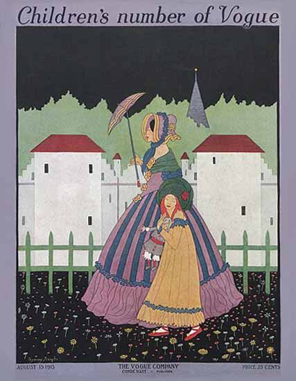 Vogue Magazine Cover 1915-08-15 Copyright | Vogue 1902-1958 Vogue Magazine Cover 1915-08-15 Copyright | Vogue Magazine Graphic Art Covers 1902-1958