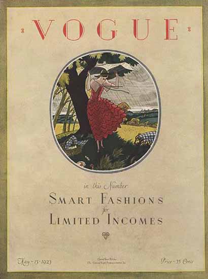 Vogue Magazine Cover 1923-05-15 Copyright | Vogue Magazine Graphic Art Covers 1902-1958