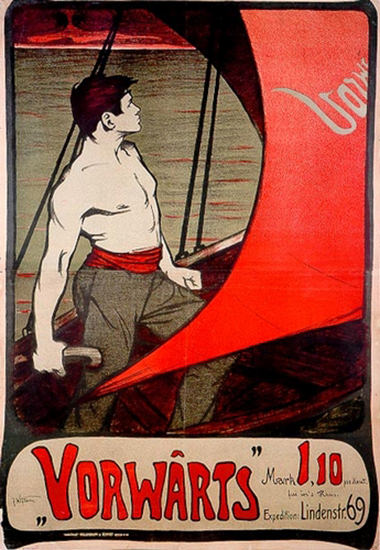 Vorwaerts Lindenstrasse 69 Julie Wolfthorn 1901 | Sex Appeal Vintage Ads and Covers 1891-1970