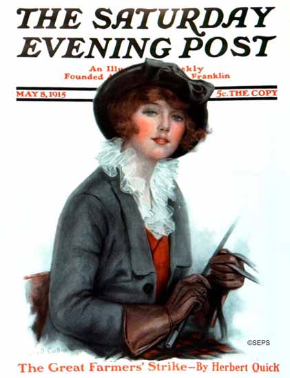 WH Coffin Cover Artist Saturday Evening Post 1915_05_08 | The Saturday Evening Post Graphic Art Covers 1892-1930