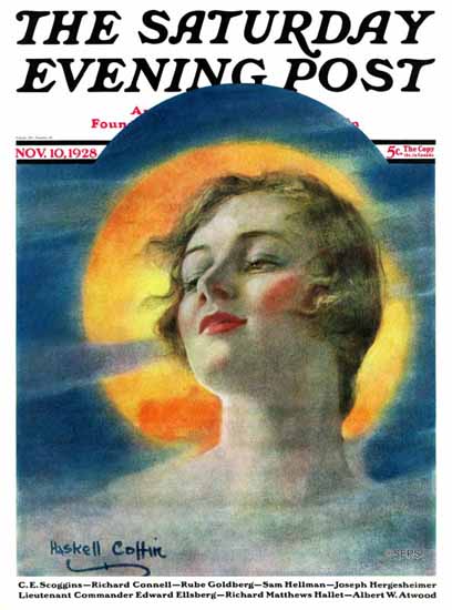 WH Coffin Cover Artist Saturday Evening Post 1928_11_10 | The Saturday Evening Post Graphic Art Covers 1892-1930