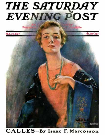 WH Coffin Saturday Evening Post 1927_02_26 | The Saturday Evening Post Graphic Art Covers 1892-1930