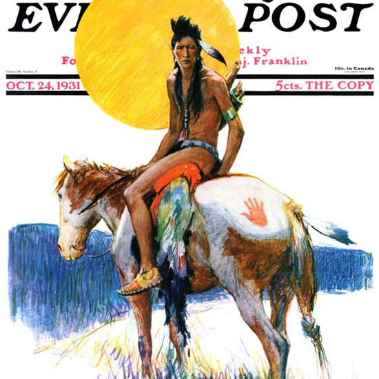 WHD Koerner Saturday Evening Post Pony 1931_10_24 Copyright crop | Best of 1930s Ad and Cover Art