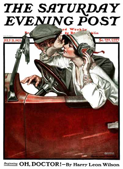 Walter Humphrey Artist Saturday Evening Post 1923_07_21 | The Saturday Evening Post Graphic Art Covers 1892-1930
