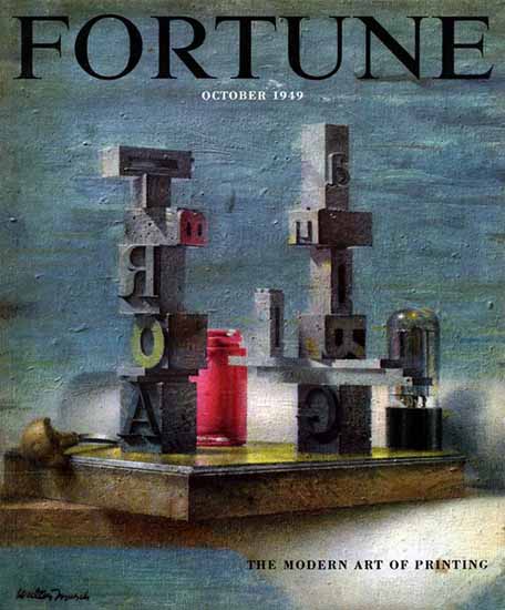 Walter Murch Fortune Magazine October 1949 Copyright | Fortune Magazine Graphic Art Covers 1930-1959