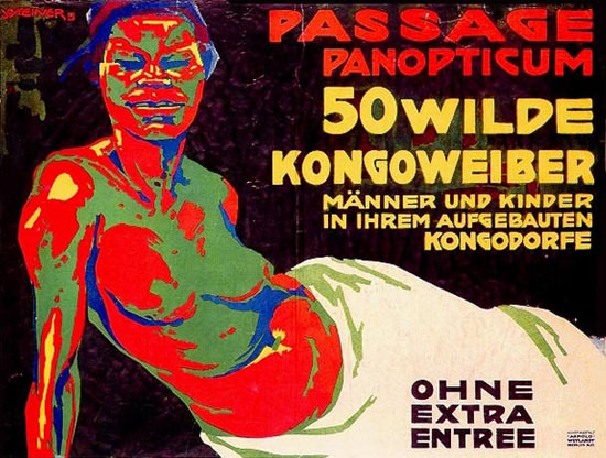 Wilde Kongo Weiber Passage Panopticum 1913 | Sex Appeal Vintage Ads and Covers 1891-1970