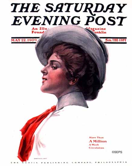 Will Grefe Saturday Evening Post 1909_05_22 | The Saturday Evening Post Graphic Art Covers 1892-1930