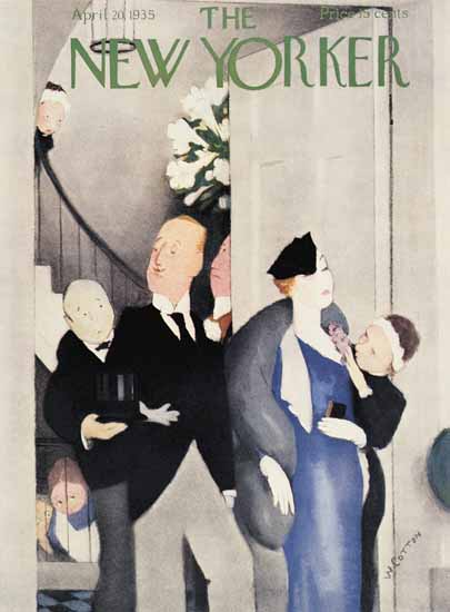 William Cotton The New Yorker 1935_04_20 Copyright | The New Yorker Graphic Art Covers 1925-1945