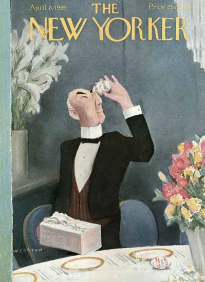 William Cotton The New Yorker 1939_04_08 Copyright | The New Yorker Graphic Art Covers 1925-1945
