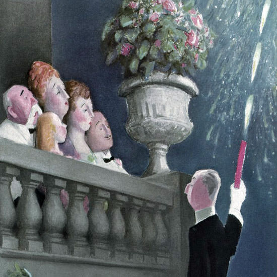William Cotton The New Yorker 1939_07_01 Copyright crop | Best of Vintage Cover Art 1900-1970