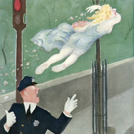 William Cotton The New Yorker 1943_05_01 Copyright crop | Best of 1940s Ad and Cover Art