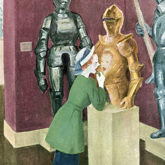 William Cotton The New Yorker 1947_11_15 Copyright crop | Best of 1940s Ad and Cover Art