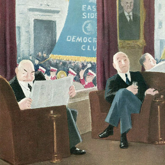 William Cotton The New Yorker 1948_09_18 Copyright crop | Best of Vintage Cover Art 1900-1970