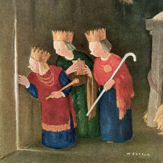 William Cotton The New Yorker 1951_12_22 Copyright crop | Best of 1950s Ad and Cover Art