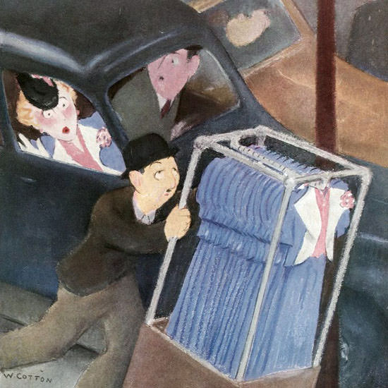 William Cotton The New Yorker Cover 1938_06_04 Copyright crop | Best of 1930s Ad and Cover Art