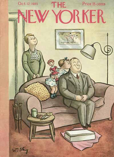 William Steig The New Yorker 1935_10_12 Copyright | The New Yorker Graphic Art Covers 1925-1945