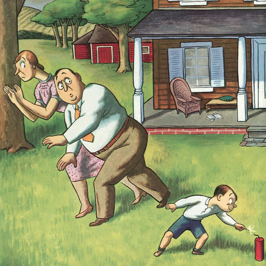 William Steig The New Yorker 1937_07_03 Copyright crop | Best of Vintage Cover Art 1900-1970