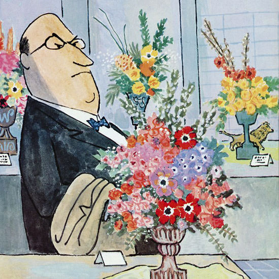 William Steig The New Yorker 1961_03_04 Copyright crop | Best of Vintage Cover Art 1900-1970