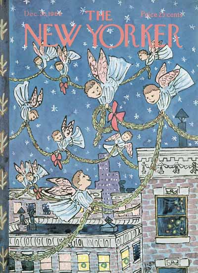 William Steig The New Yorker 1964_12_26 Copyright | The New Yorker Graphic Art Covers 1946-1970