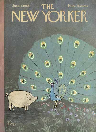 William Steig The New Yorker 1966_06_04 Copyright | The New Yorker Graphic Art Covers 1946-1970