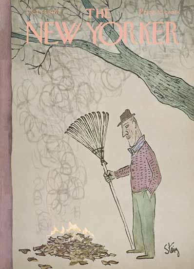 William Steig The New Yorker 1967_10_14 Copyright | The New Yorker Graphic Art Covers 1946-1970