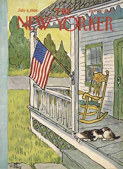 William Steig The New Yorker 1968_07_06 Copyright | The New Yorker Graphic Art Covers 1946-1970