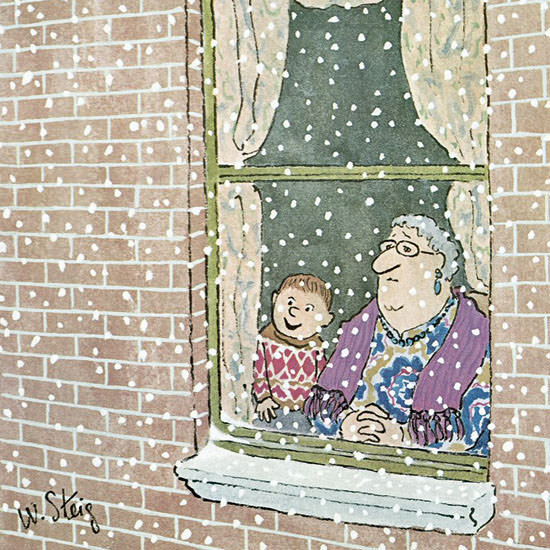 William Steig The New Yorker 1968_12_14 Copyright crop | Best of 1960s Ad and Cover Art