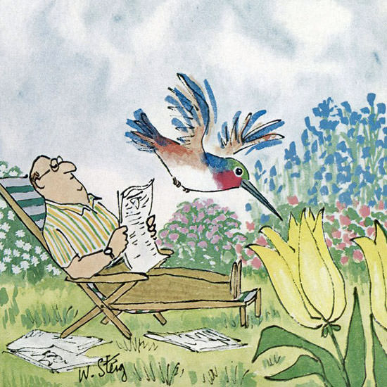 William Steig The New Yorker 1969_07_19 Copyright crop | Best of Vintage Cover Art 1900-1970