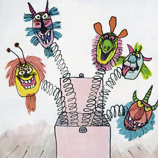 William Steig The New Yorker 1969_11_01 Copyright crop | Best of Vintage Cover Art 1900-1970
