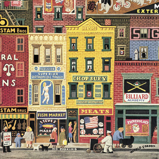 Witold Gordon The New Yorker 1944_03_18 Copyright crop | Best of 1940s Ad and Cover Art